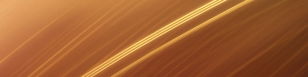 A streak of light across a orange background